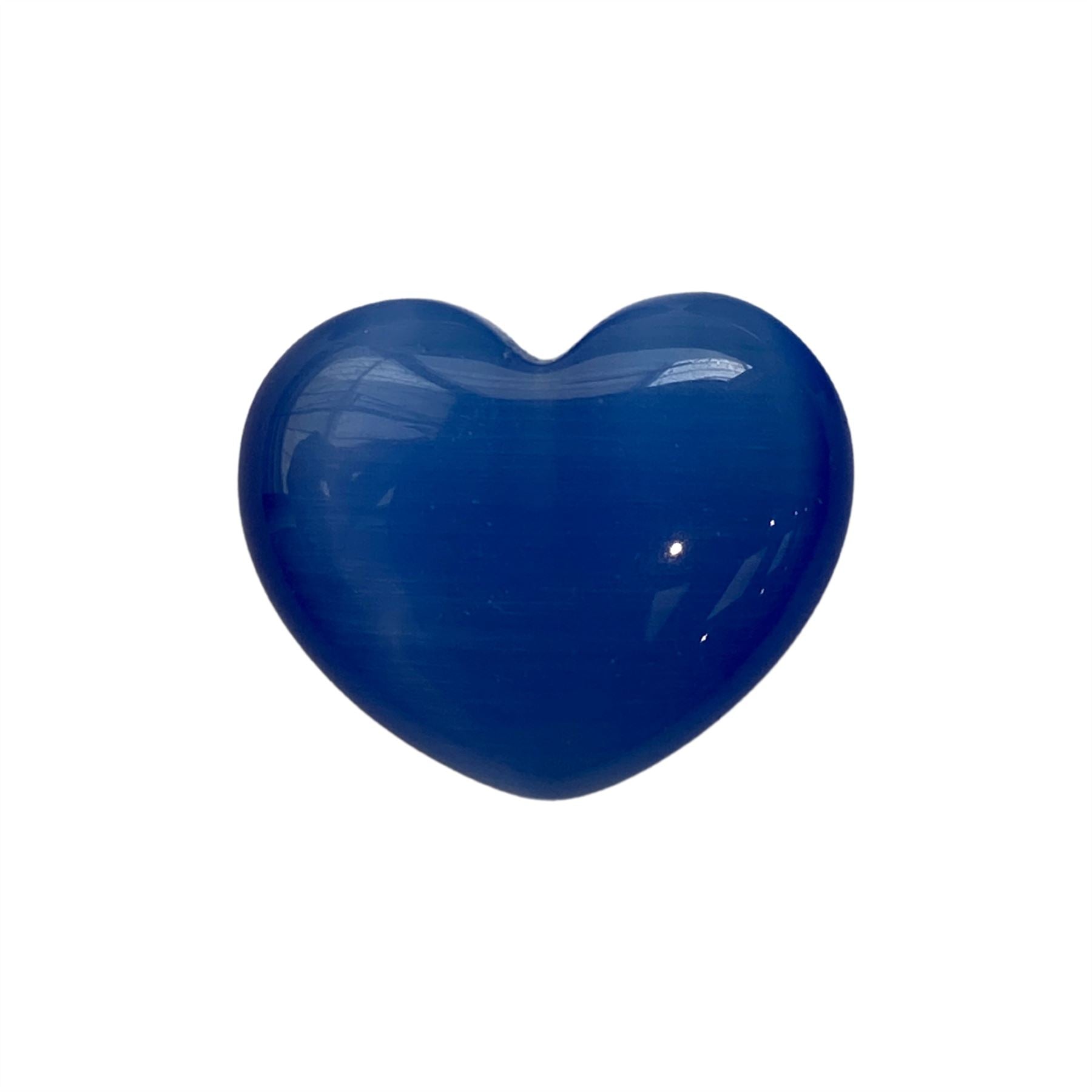 Cat’s Eye Glass Heart, 3x2.5x1cm - image 6