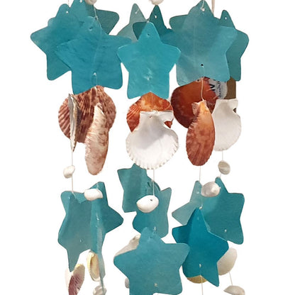 Capiz & Seashell Wind Chime, 55cm Hanging Height