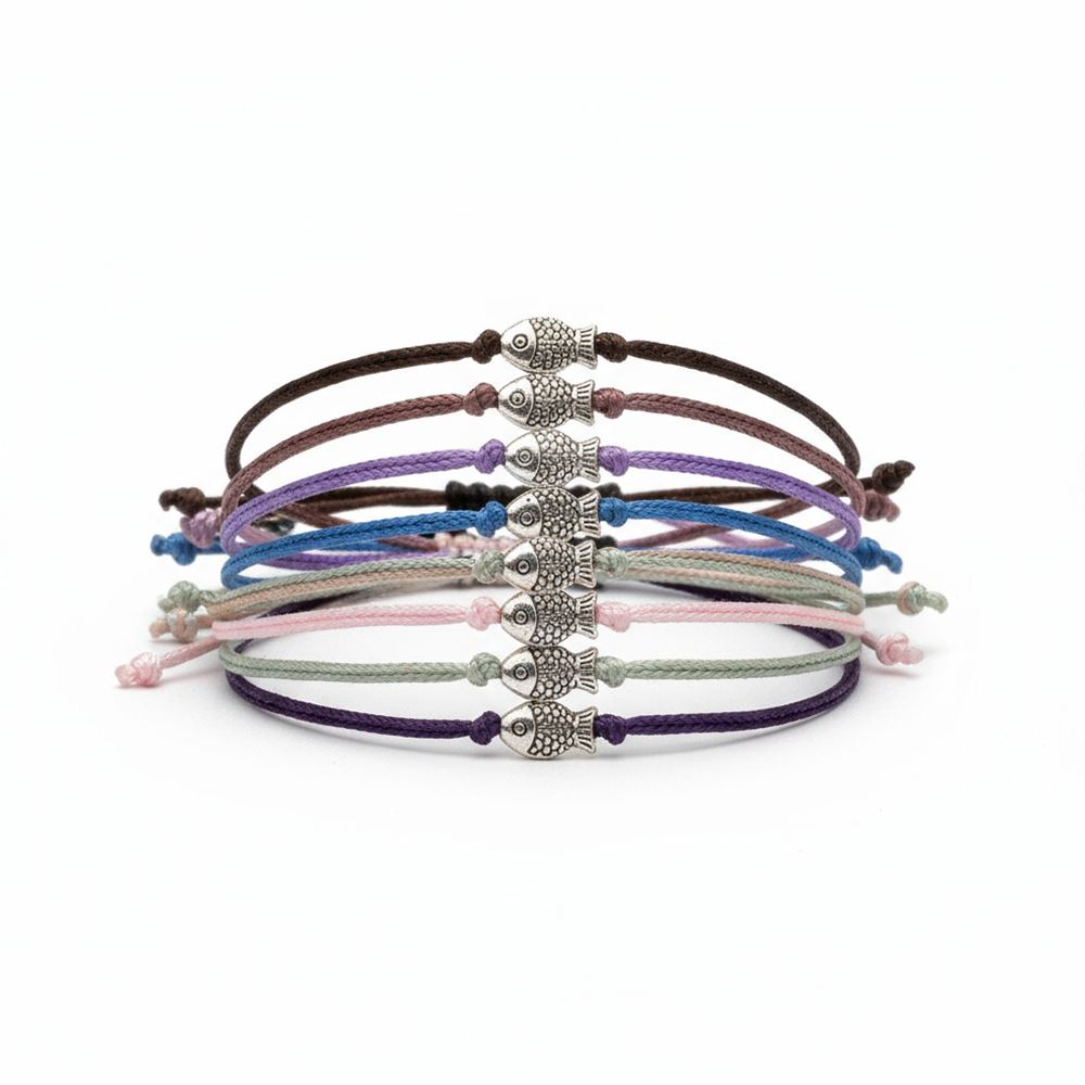 Charm Strings, Pack of 10, Assorted Colours