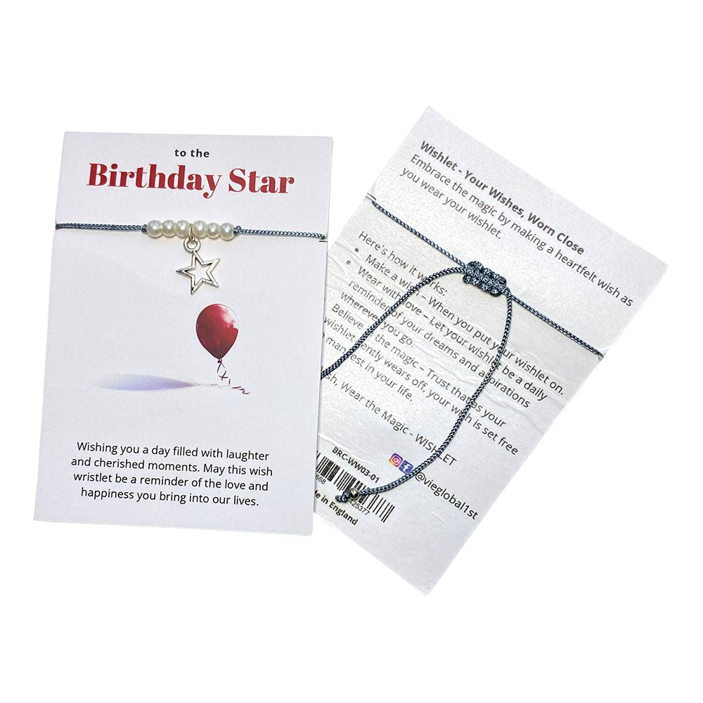 Wish Wristlet, Birthday - Wholesale UK - Global 1st