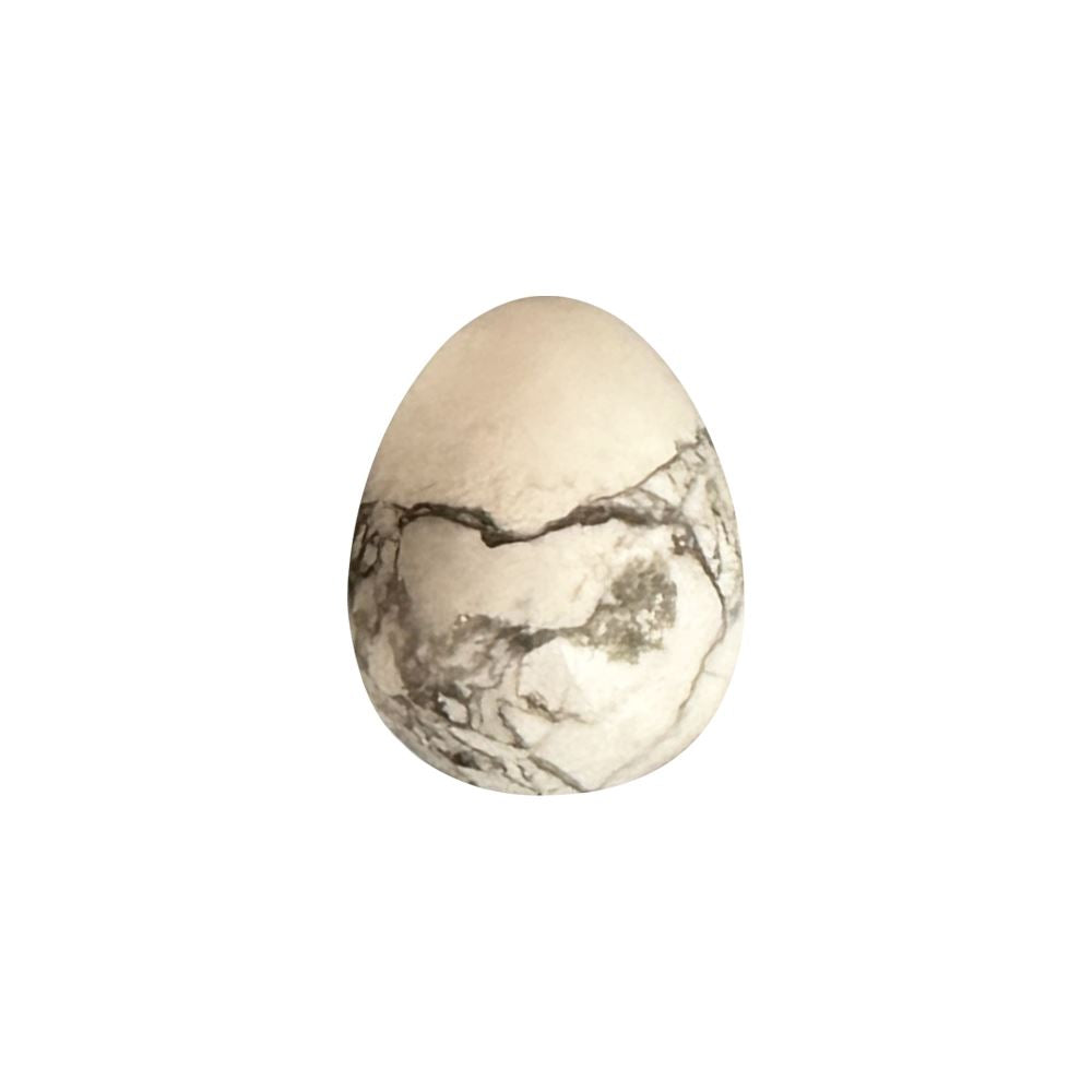 Mini Egg, 2x1.5cm, Howlite