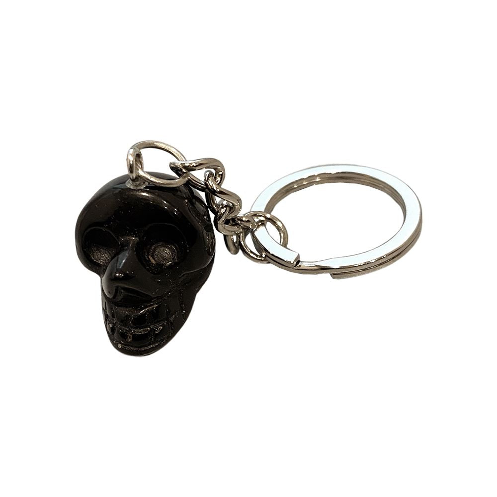 Crystal Skull Head Keychain, 2cm - image 6
