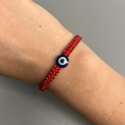 Evil Eye Ethnic Style Cotton Thread Bracelet