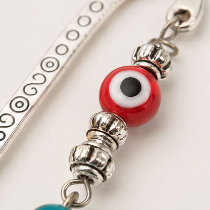Evil Eye Beaded Bookmark, Assorted Colour