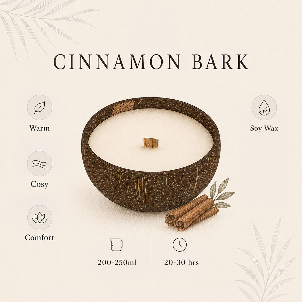 Coconut Shell Candle with Essential Oil - image 13