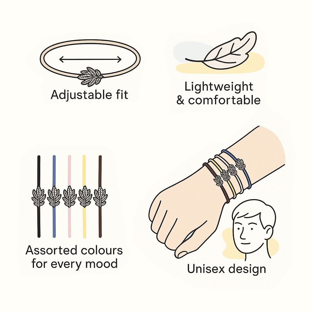 Charm Strings, Pack of 10, Assorted Colours