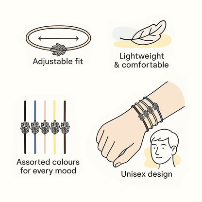 Charm Strings, Pack of 10, Assorted Colours