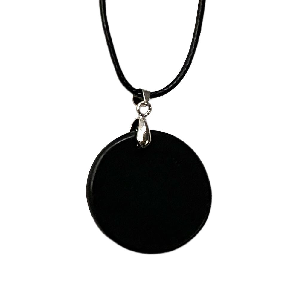 Coin Pendant, Black Cord - image 10