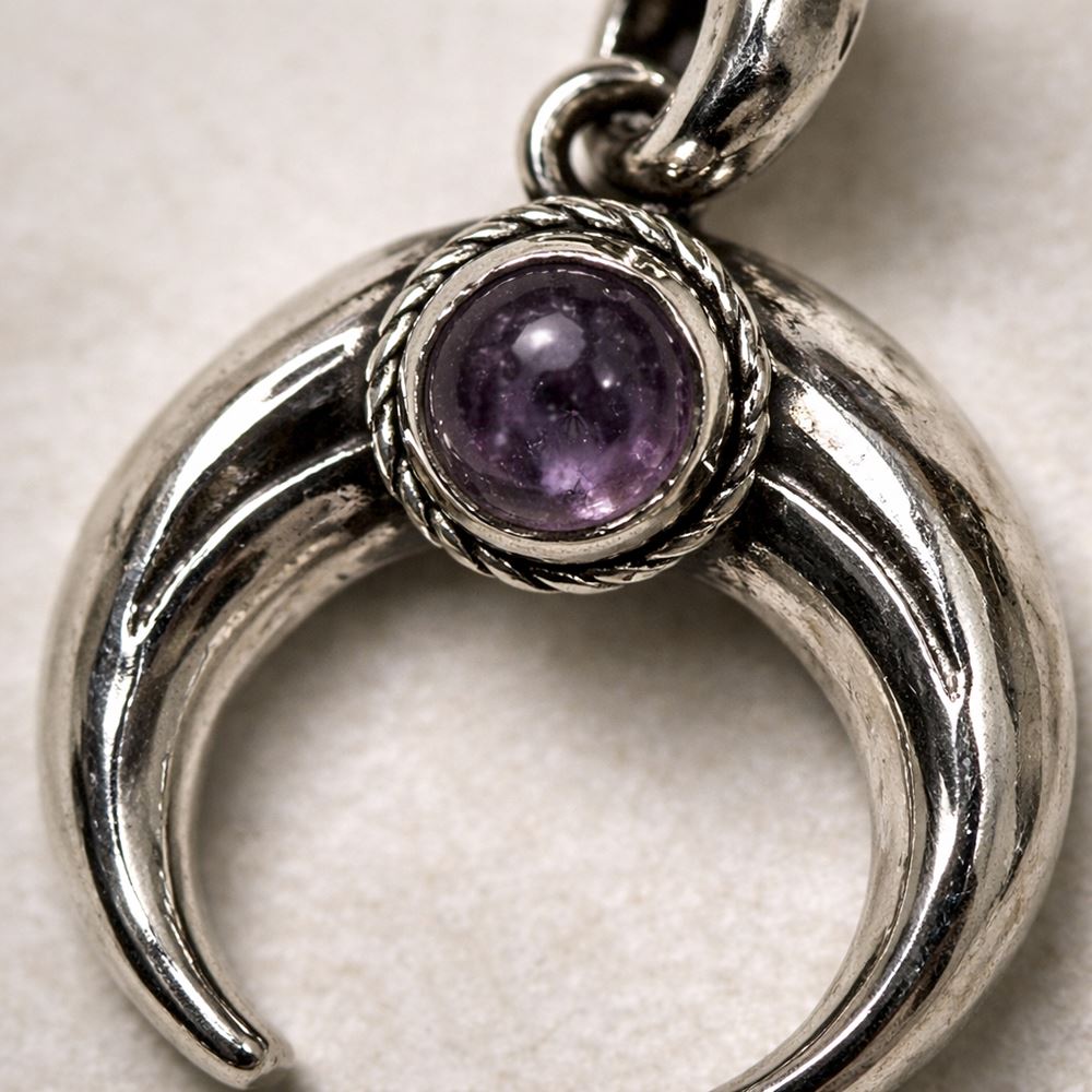 Silver-Plated Pendant (without Chain) (#01), 2x2cm