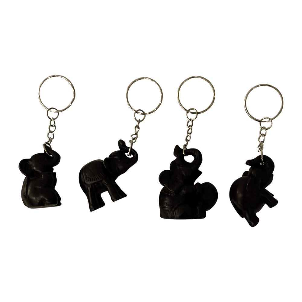 Wooden Keychain, Elephant, Assorted Design