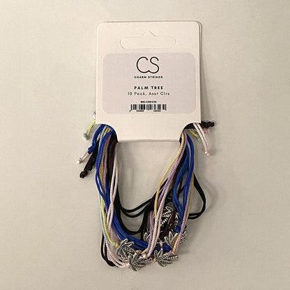 Charm Strings, Pack of 10, Assorted Colours