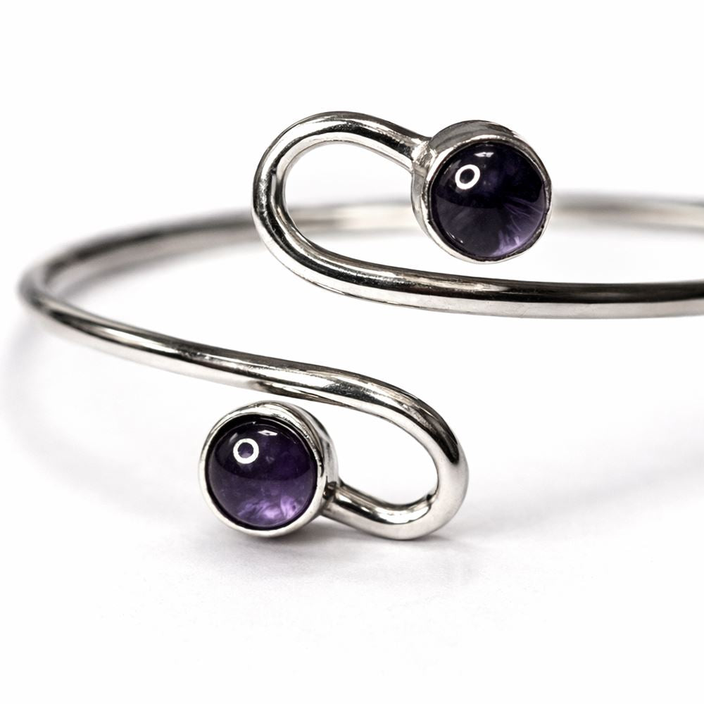 Silver-Plated Adjustable Serpentine Cuff Bangle - image 10