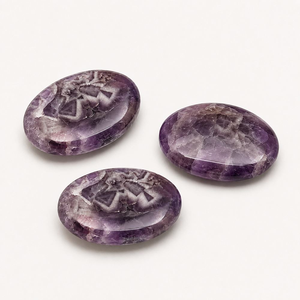 Worry Thumb Stone, Amethyst