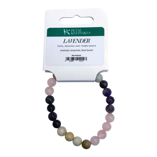 Petal Keepsakes Gemstone Bracelet, Lavender