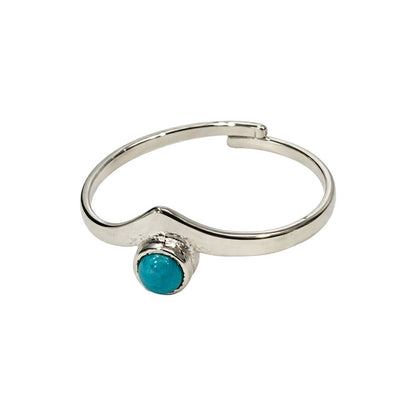 Silver-Plated Adjustable Ring (#31)