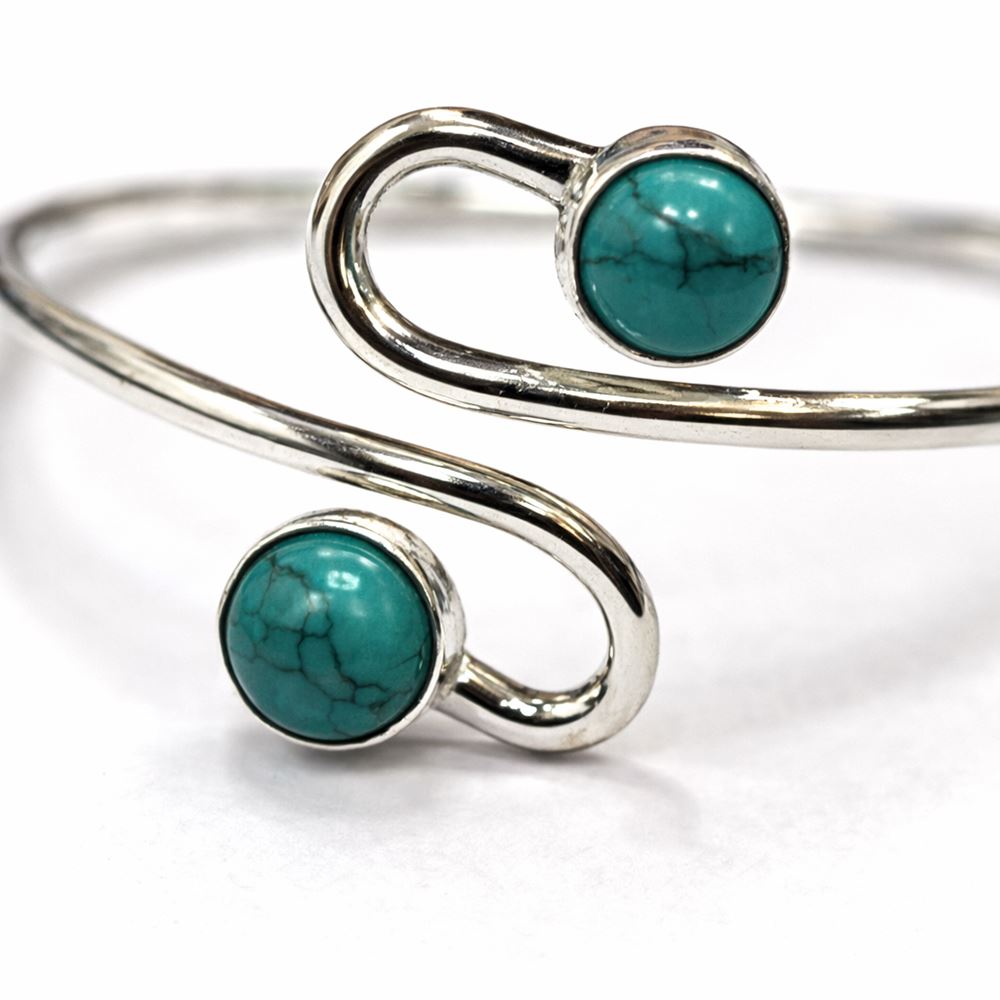 Silver-Plated Adjustable Serpentine Cuff Bangle - image 16