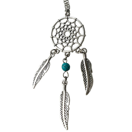 Dreamcatcher Pendant, Turquoise