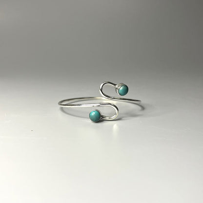 Silver-Plated Adjustable Serpentine Cuff Bangle - image 17