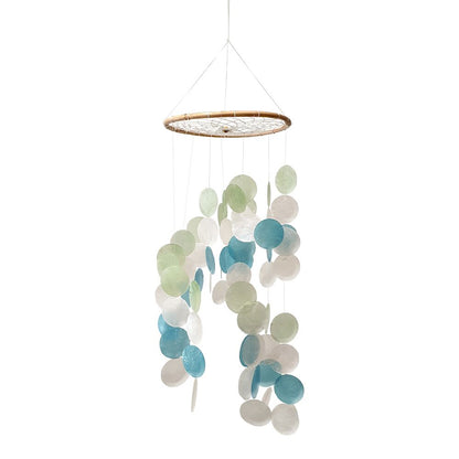 Capiz & Seashell Wind Chime, 55cm Hanging Height