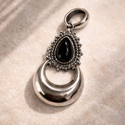 Silver-Plated Pendant (without Chain) (#10), 2.5x1.5cm