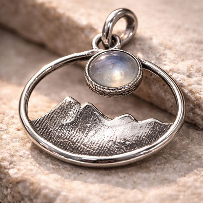 Silver-Plated Pendant (without Chain) (#02), 2.5x1.5cm