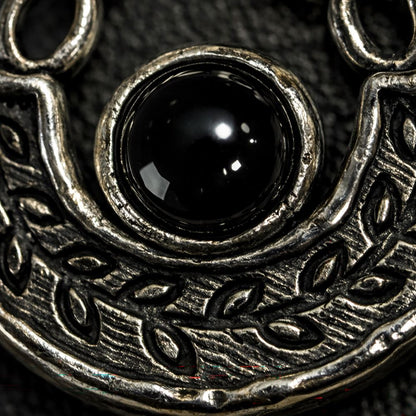 Silver-Plated Pendant (without Chain) (#09), 3x2cm