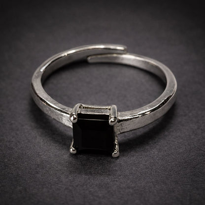 Silver-Plated Adjustable Ring (#33)