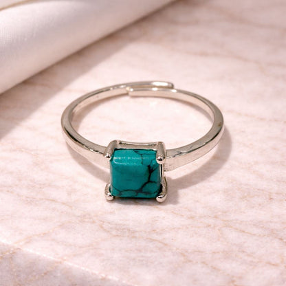 Silver-Plated Adjustable Ring (#33)