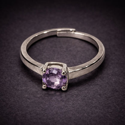 Silver-Plated Adjustable Ring (#32)