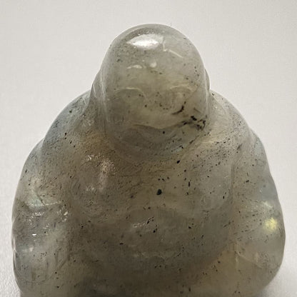 Gemstone Buddha, 2.5x2.5x1cm, Labradorite