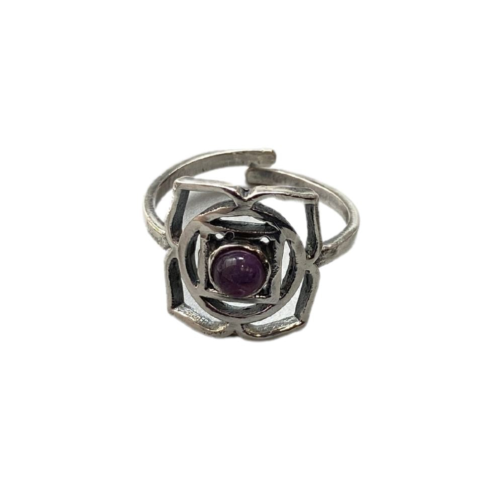 Silver-Plated Adjustable Ring - image 4