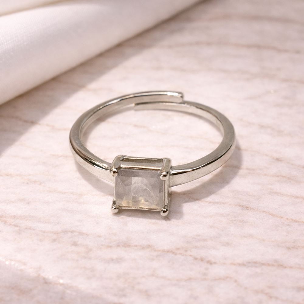 Silver-Plated Adjustable Ring (#33)