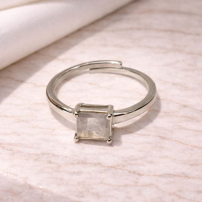 Silver-Plated Adjustable Ring (#33)