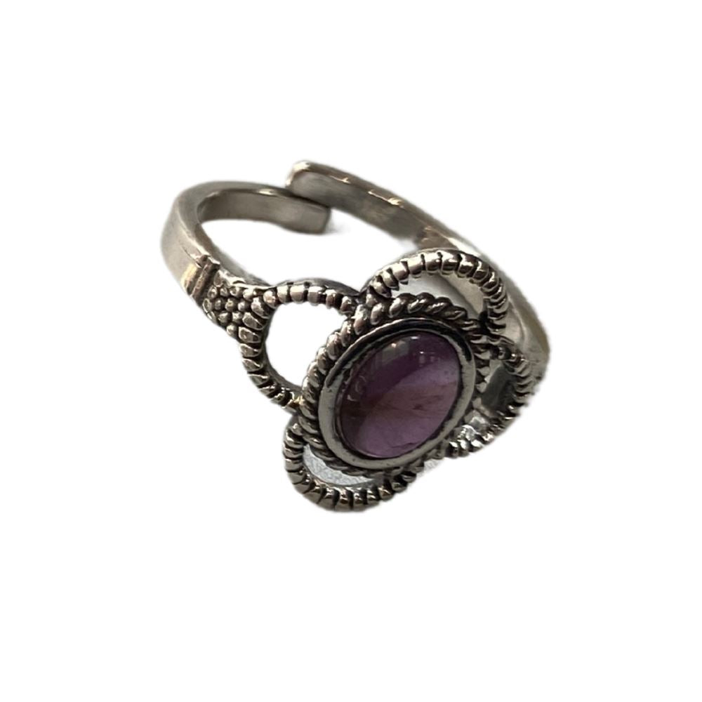 Silver-Plated Adjustable Ring - image 4