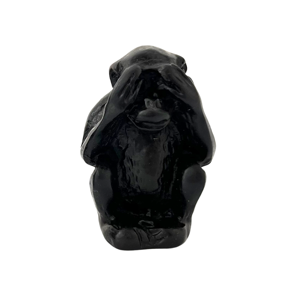 See No Evil Monkey Figurine, 4cm