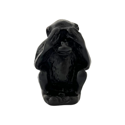 See No Evil Monkey Figurine, 4cm