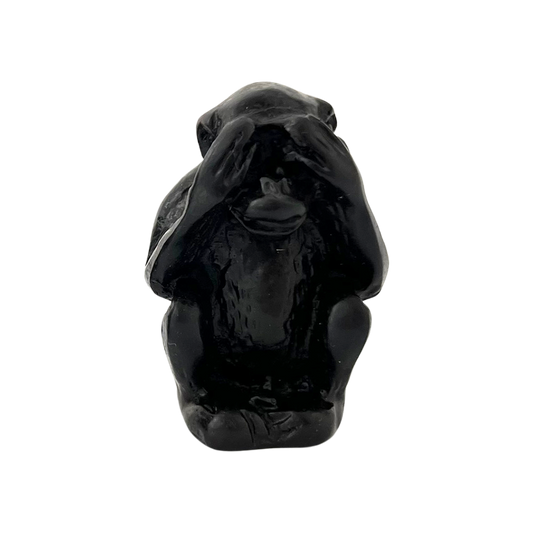 See No Evil Monkey Figurine, 4cm