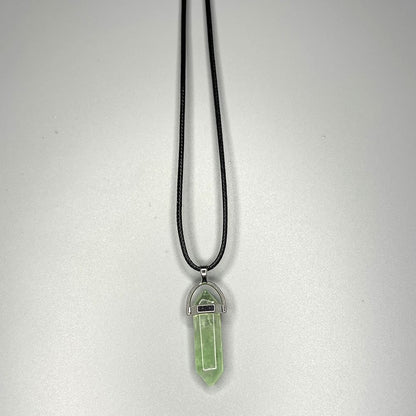 Double Point Pencil Pendant, Black String