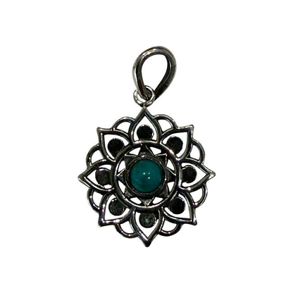 Silver-Plated Pendant (without Chain) (#08), 2x2cm