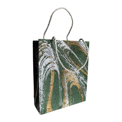 Mulberry Paper Gift Bag, Assorted Luxe Pattern, 15x19x5.5cm, Single