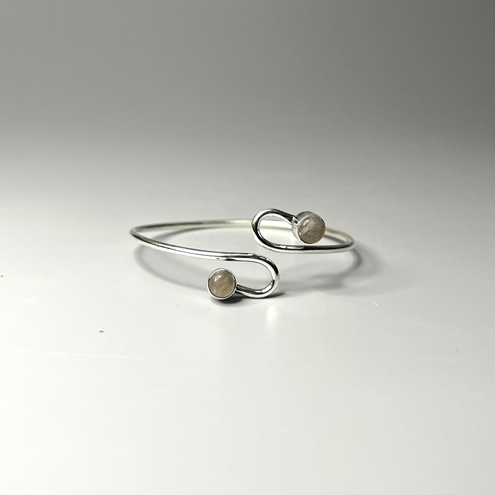 Silver-Plated Adjustable Serpentine Cuff Bangle - image 14