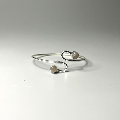Silver-Plated Adjustable Serpentine Cuff Bangle - image 14