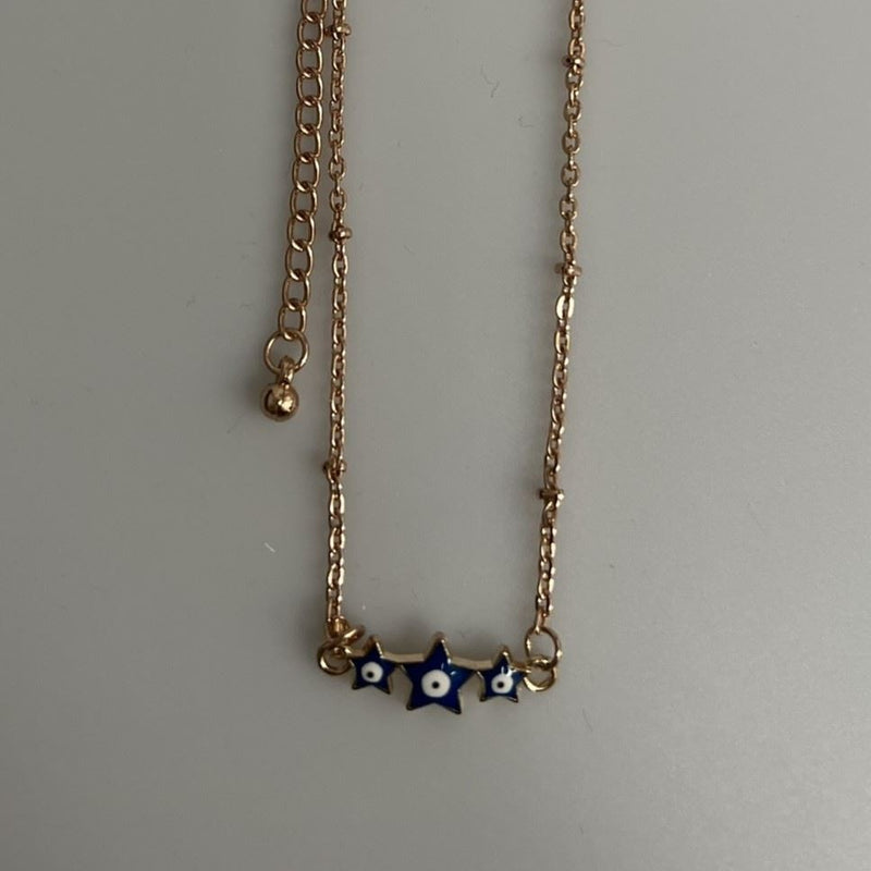 Evil Eye Anklet, Stars (JIT)