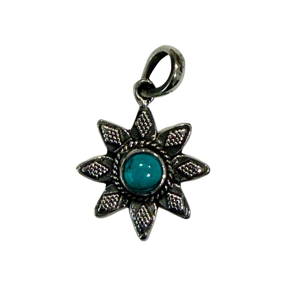 Silver-Plated Pendant (without Chain) (#04), 1.5x1.5cm