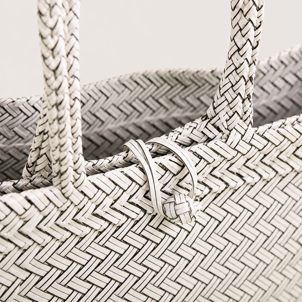 Recycled Plastic Woven Beach/Tote Long Strapped Bag, Large - image 3