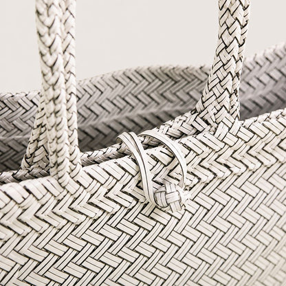 Recycled Plastic Woven Beach/Tote Long Strapped Bag, Large - image 3