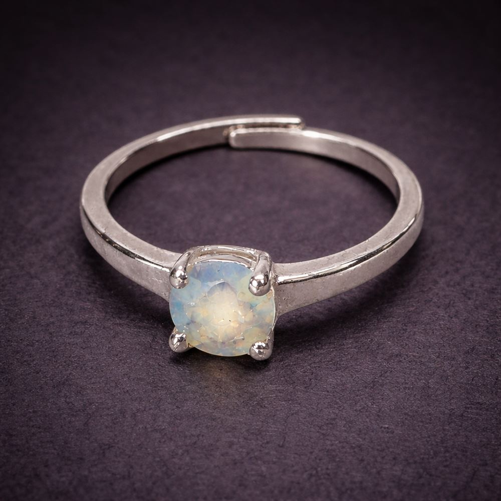 Silver-Plated Adjustable Ring (#32)