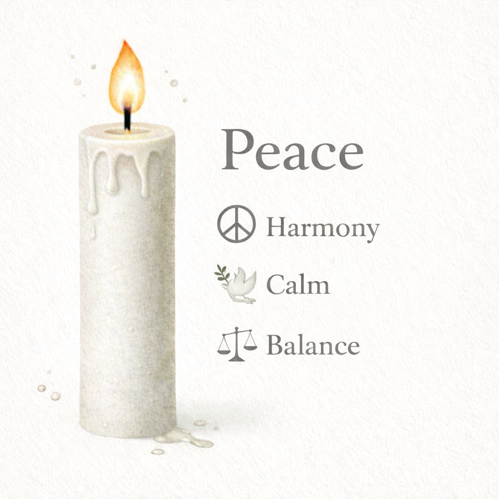 Spell Candles, Handmade & Unscented, Pack of 5