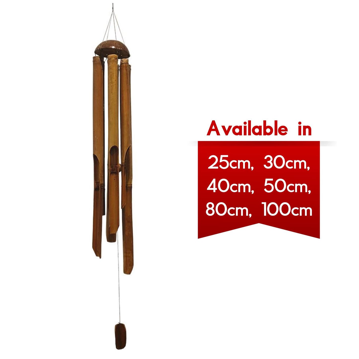 Bamboo Wind Chimes Wooden Chimes Hanging Garden Decoration