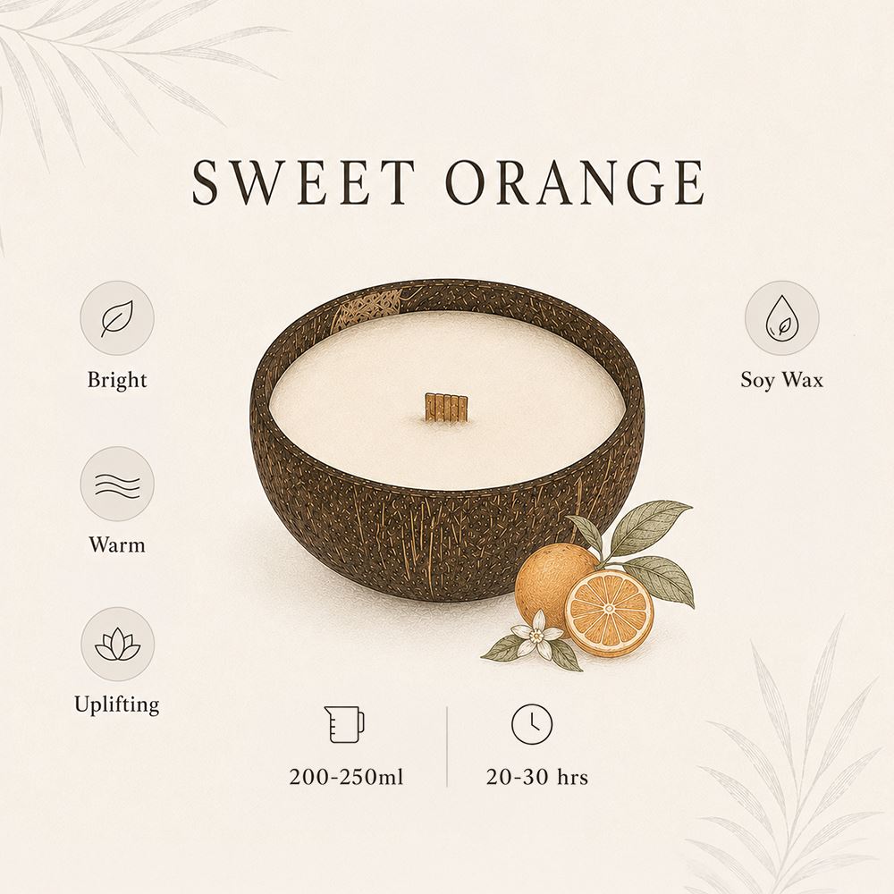 Coconut Shell Candle with Essential Oil - image 10